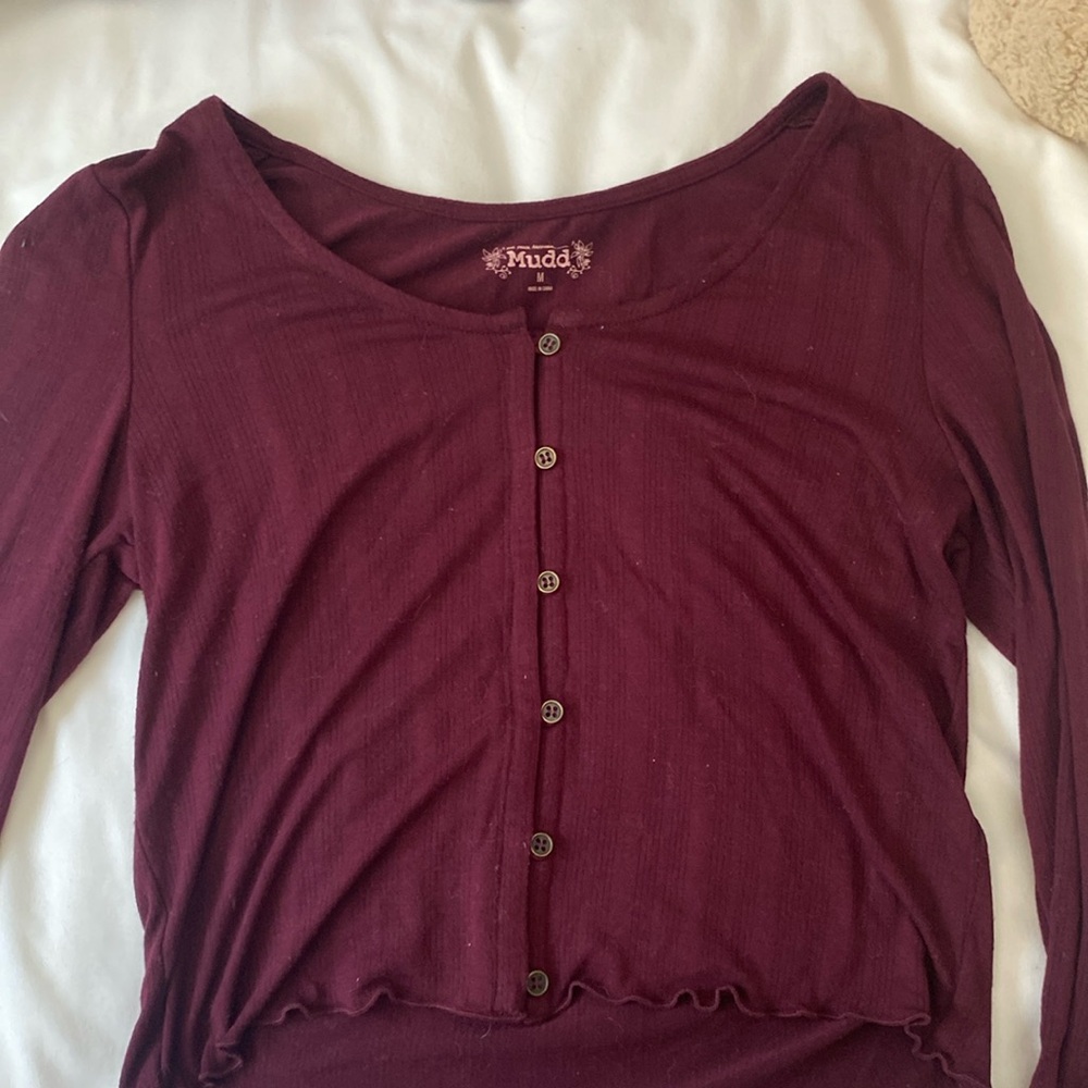 Long Sleeve Fitted Shirt by Mudd ♡